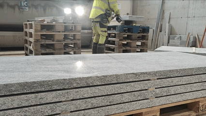 Støvrenseanlegg for Granitt